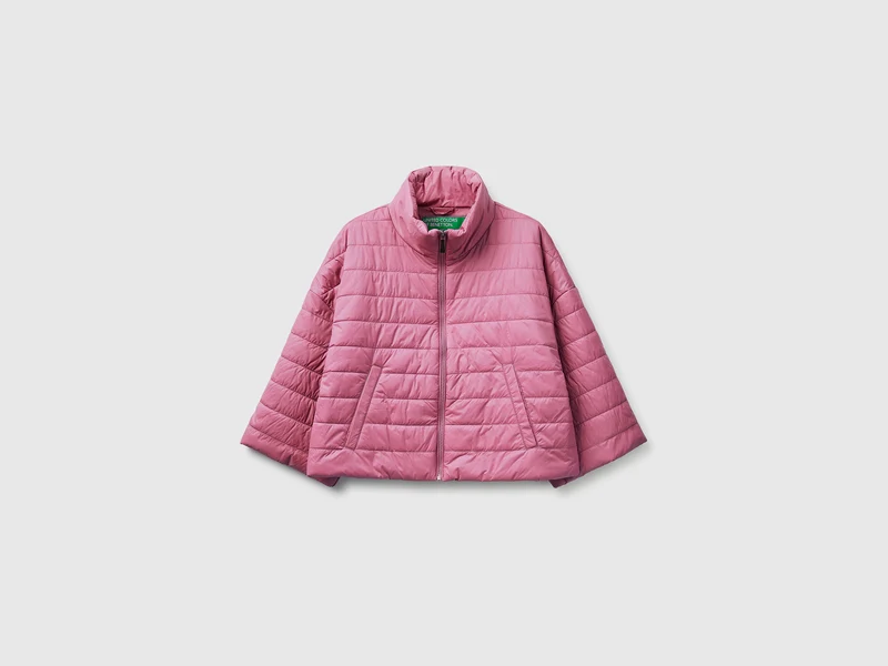 Piumino leggero con manica 3/4