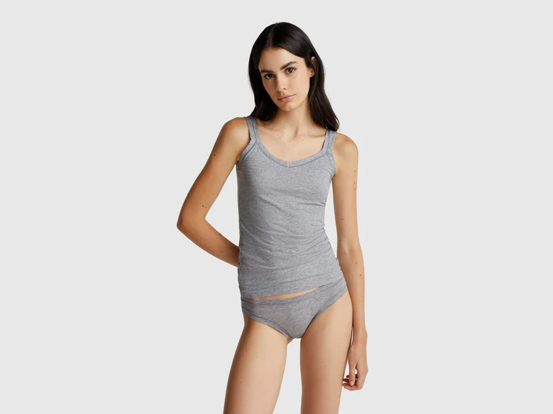Canotta in cotone super stretch