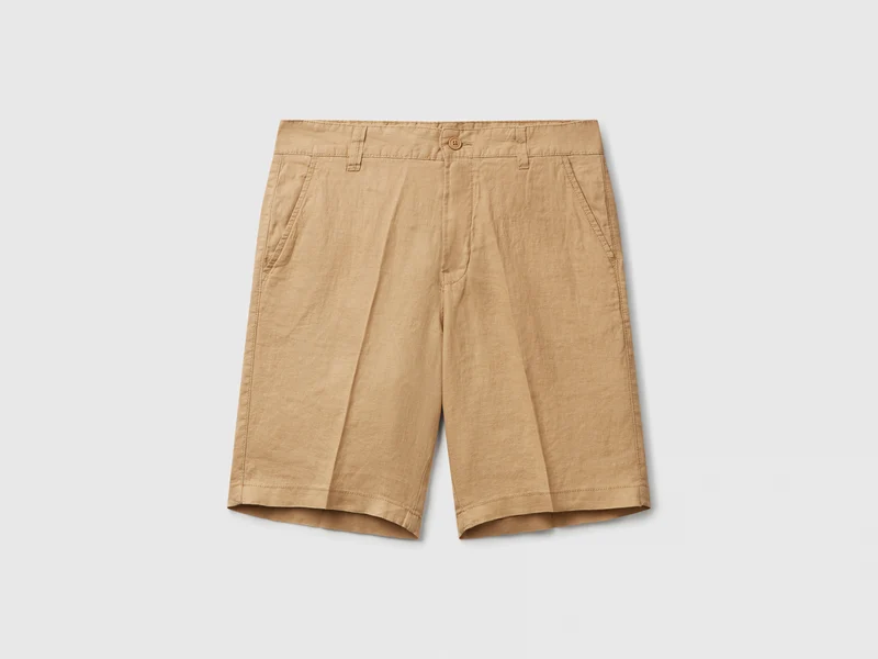 Bermuda in puro lino