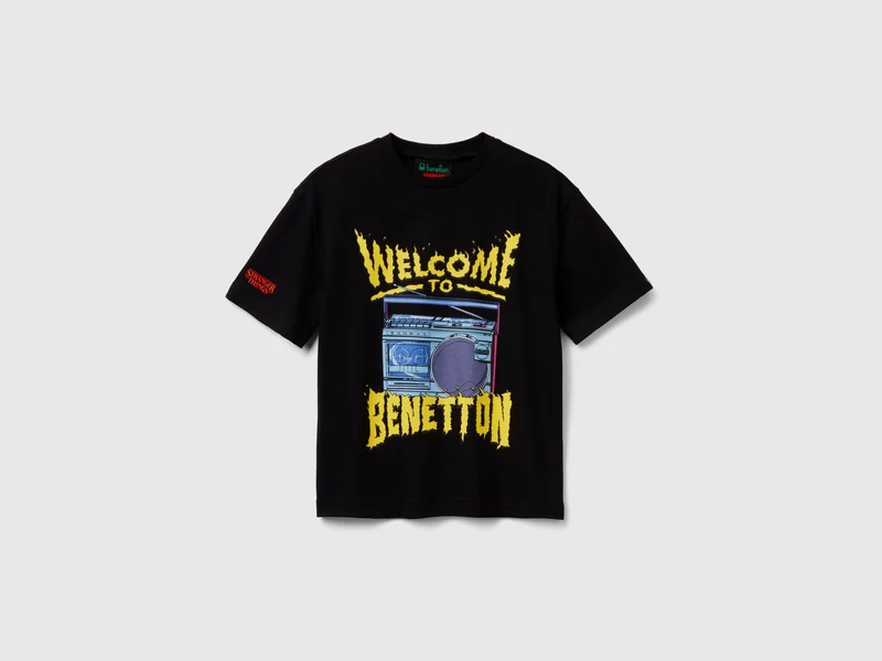 T-shirt con stampa Stranger Things