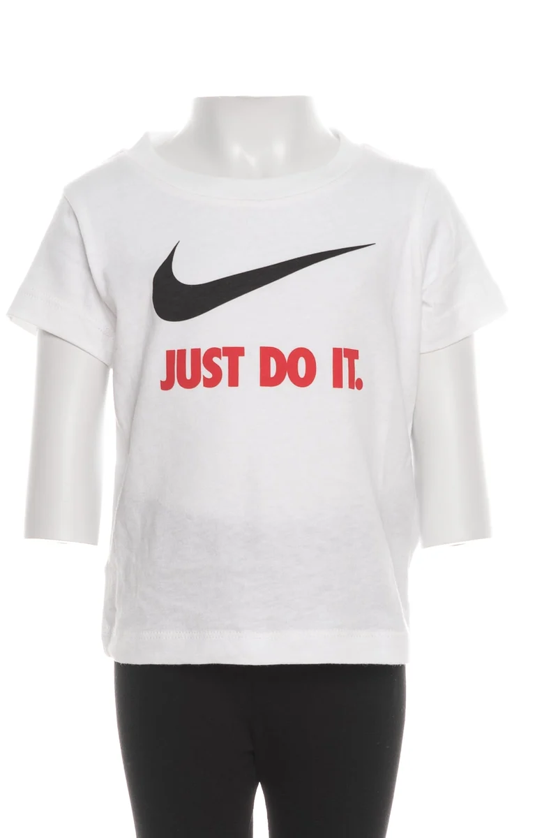 T Shirt Nike Swoosh Da Bambino Bianca