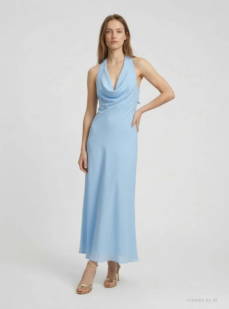 Abito elegante con scollo morbido