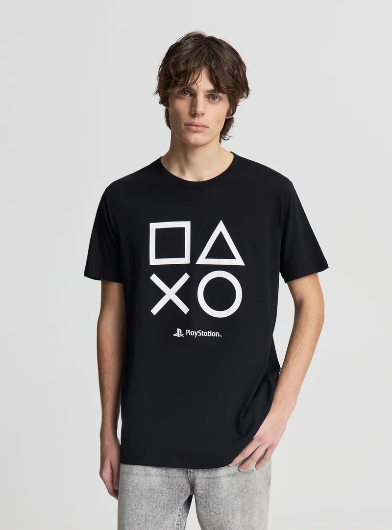 T-shirt con stampa PlayStation®