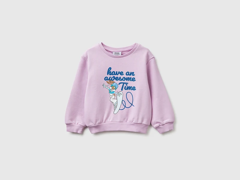 Felpa lilla Looney Tunes x Olympic Collection