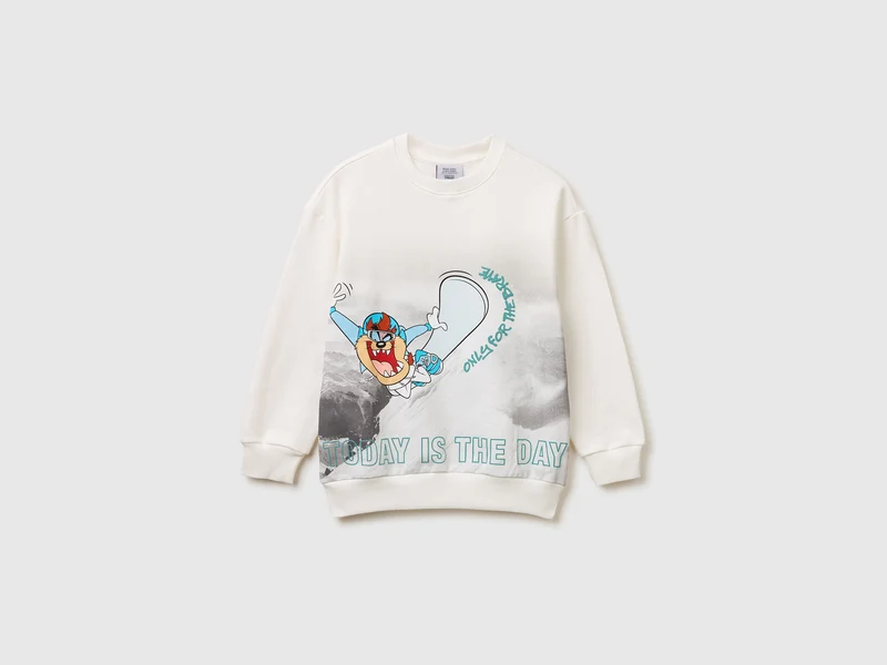 Felpa panna Looney Tunes x Olympic Collection