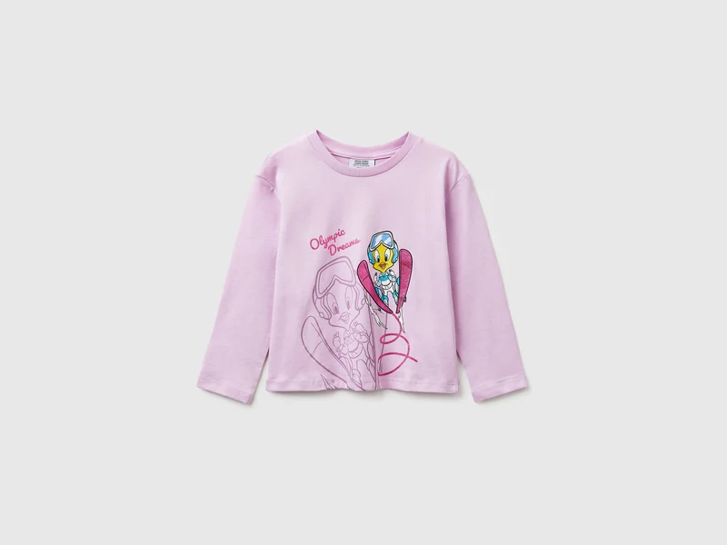 Maglietta lilla Looney Tunes x Olympic Collection