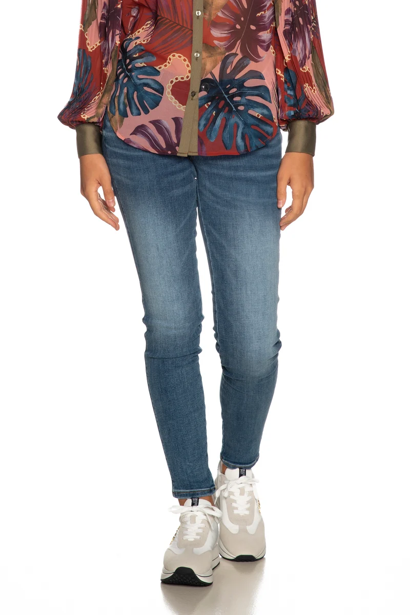 Jeans Guess Curve X Da Donna Denim Blu Medio