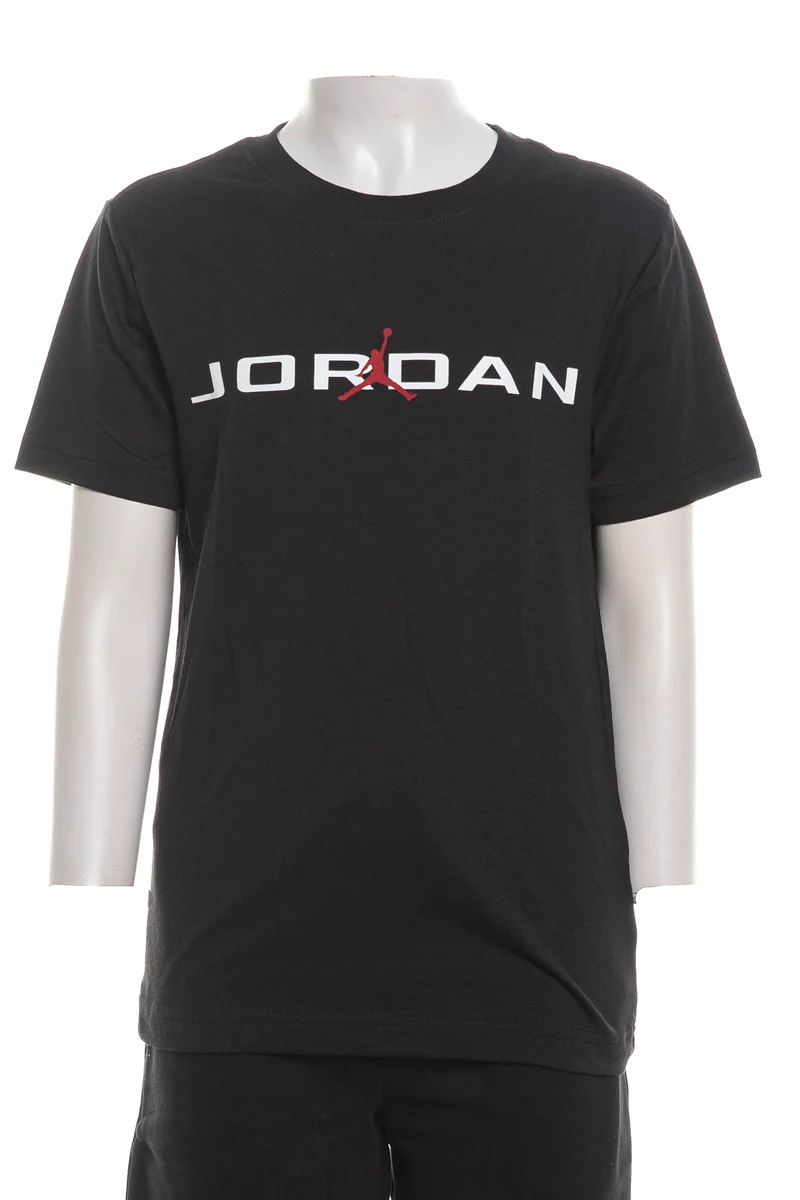 T Shirt Jordan Air Stretch Da Bambino Nera