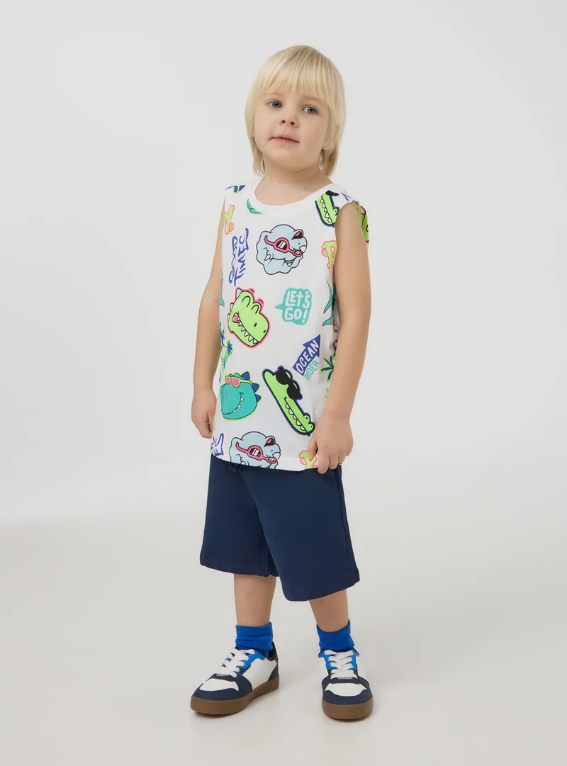 Pantaloncini tuta leggeri con coulisse