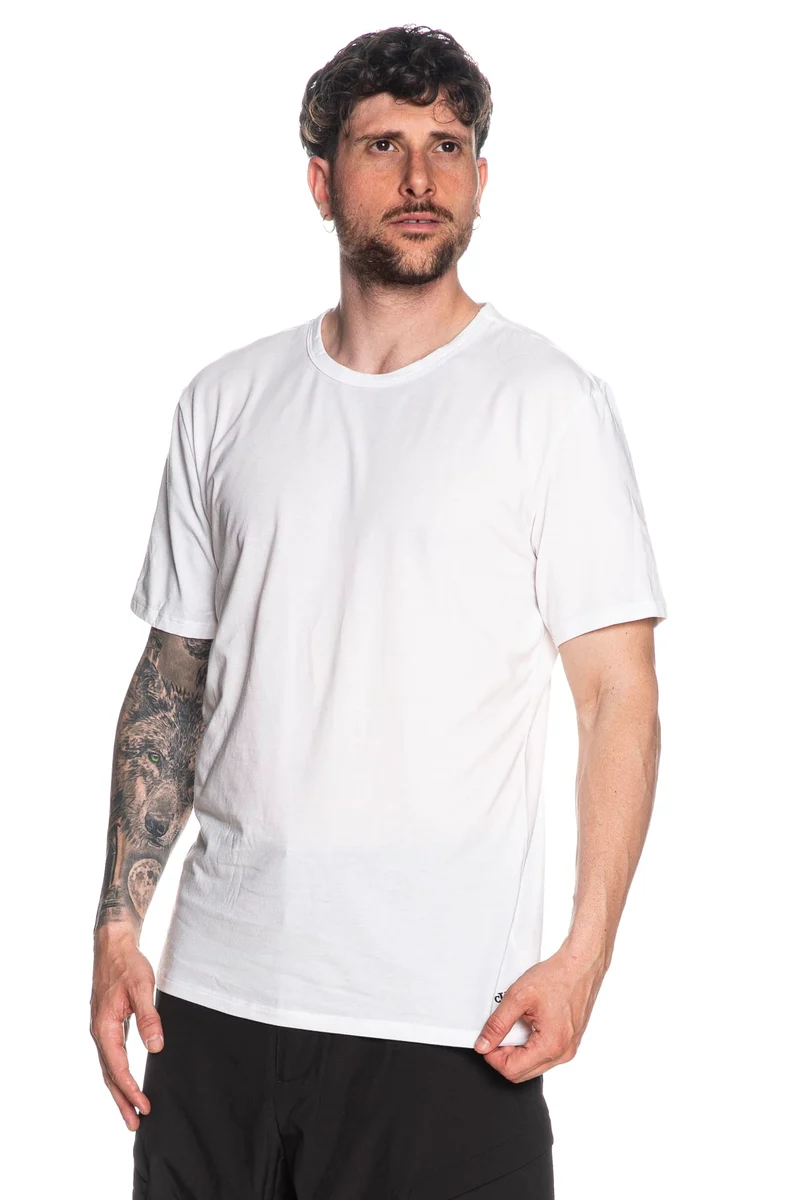 T Shirt Intima Calvin Klein Ctt Sl Ss Crew Neck 3 Pack Da Uomo Bianca