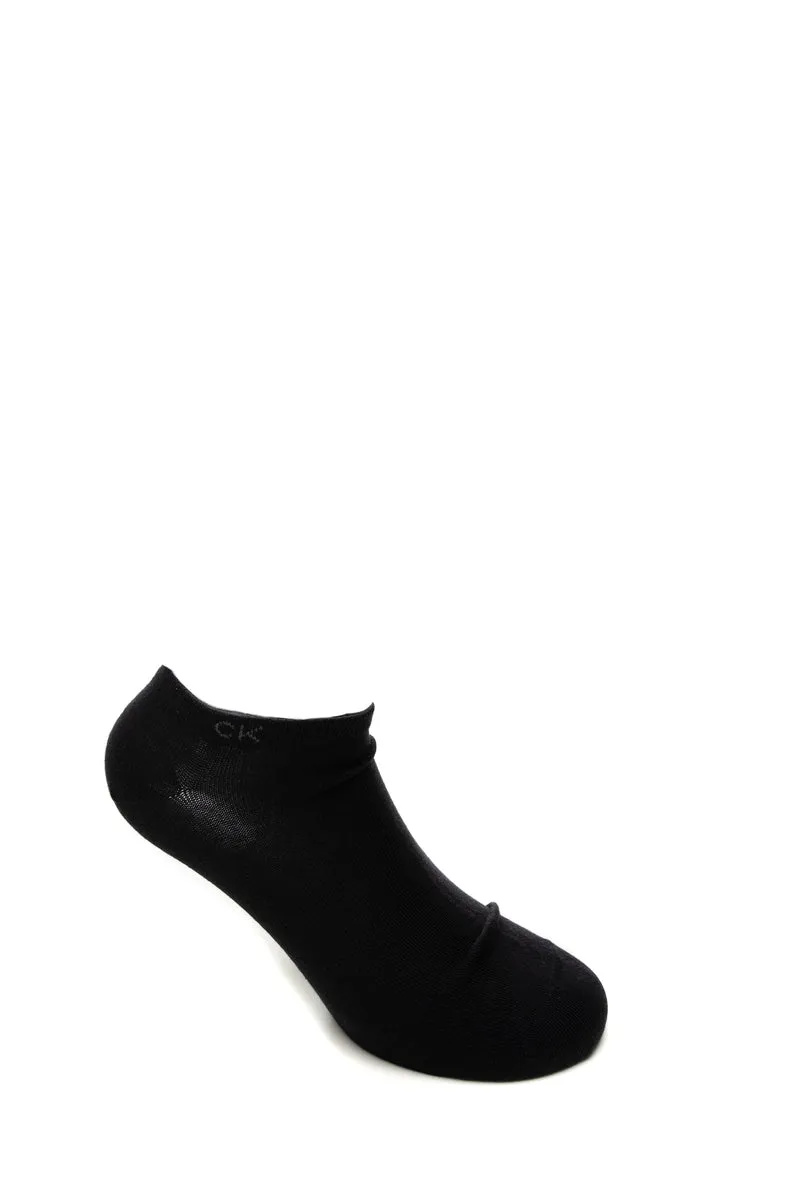 Calzino Basso Calvin Klein Sneakers 2 Pack Da Uomo Nero In Filato