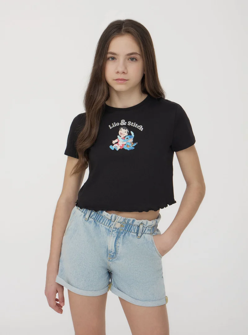 Shorts denim chiari paperbag
