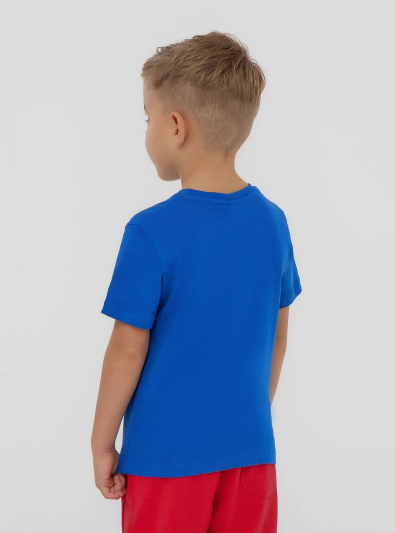T-shirt con stampa racing
