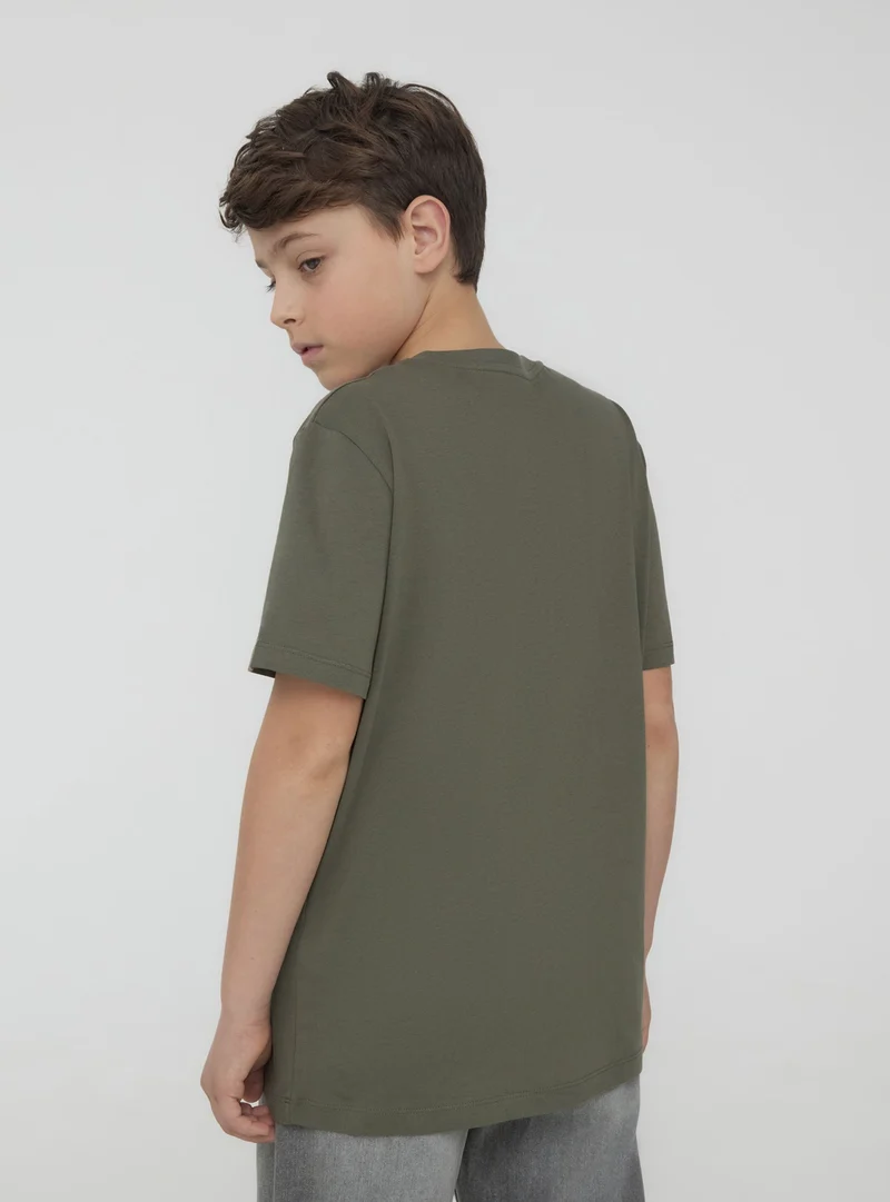 T-shirt con scritta