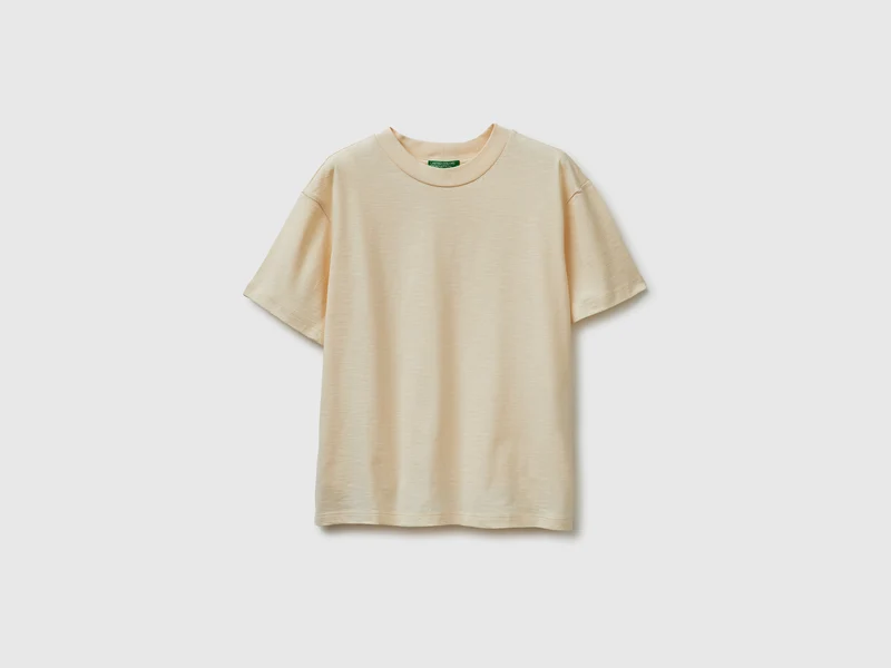 T-shirt girocollo in cotone leggero