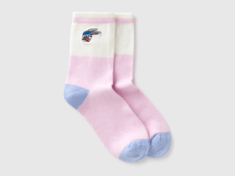 Calzini lilla Looney Tunes x Olympic Collection