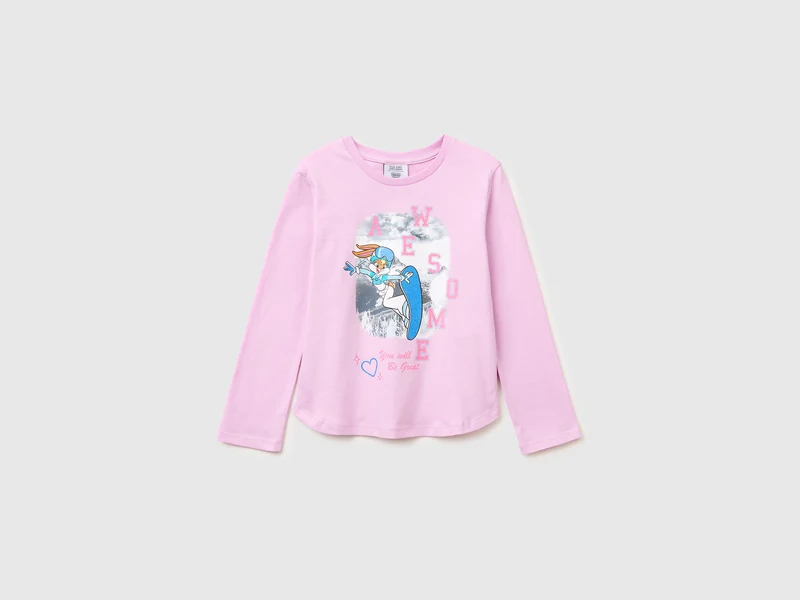 T-shirt lilla Looney Tunes x Olympic Collection