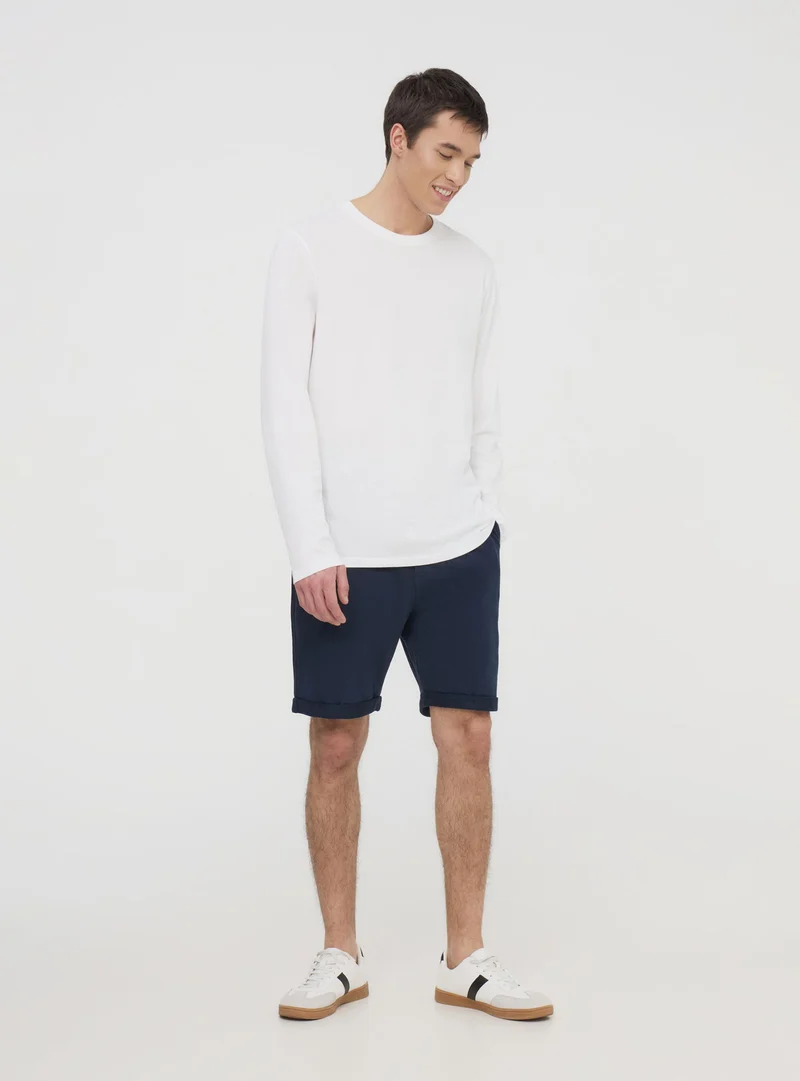 Pantaloncini chino in felpa leggeri
