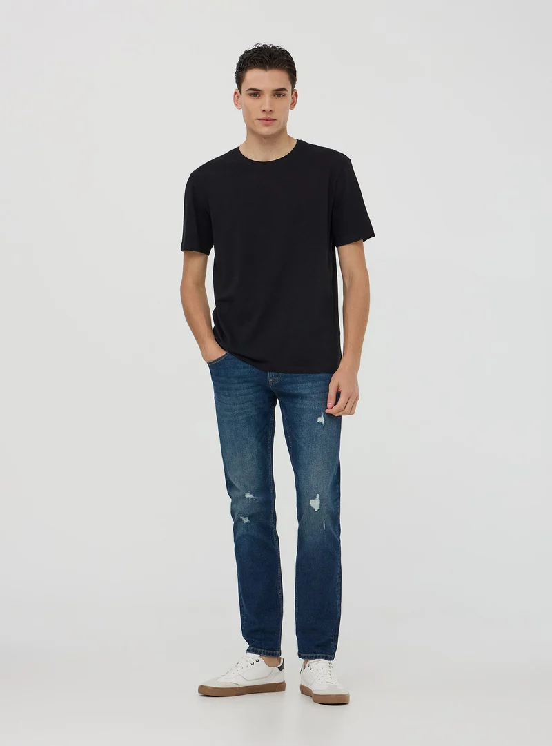 T-shirt slim fit tinta unita
