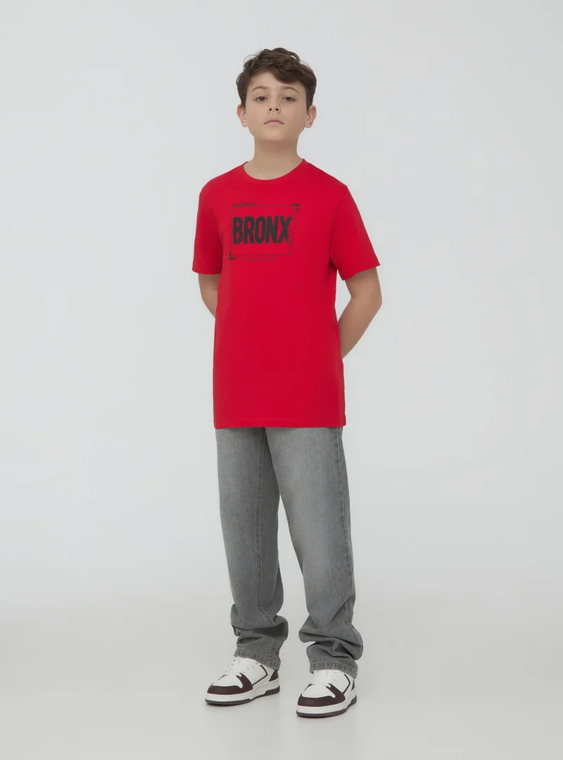 T-shirt con scritta