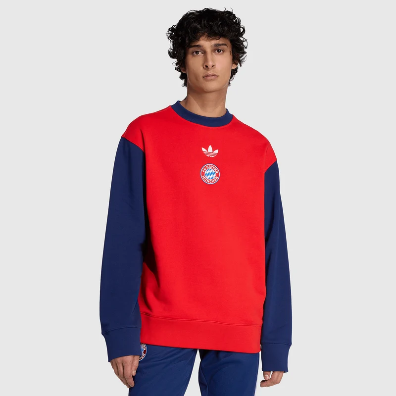 Felpa adidas Originals Bayern Munich 25/26 Lifestyler Crew