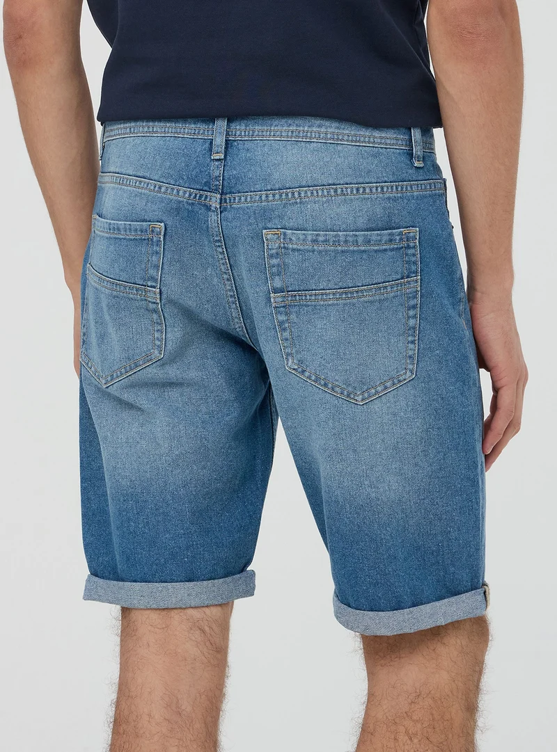 Bermuda in denim 5 tasche