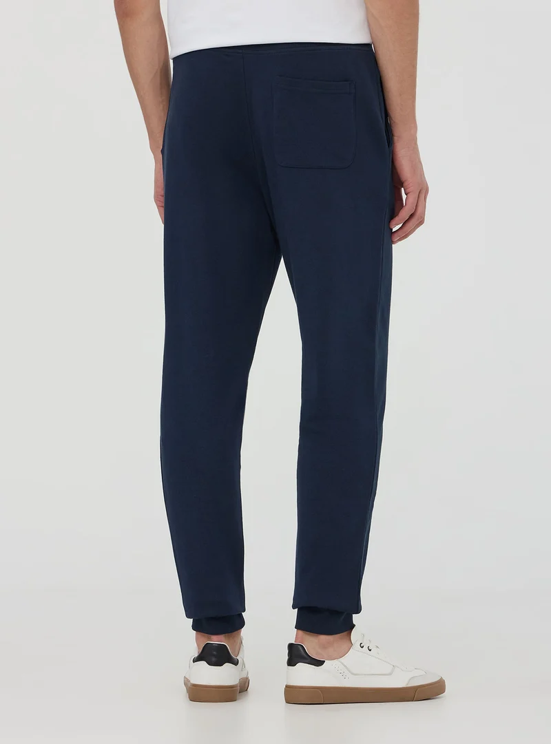 Pantaloni tuta con coulisse e stampa