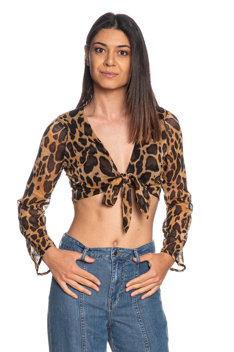 Top Only Asta Da Donna Fantasia Maculata