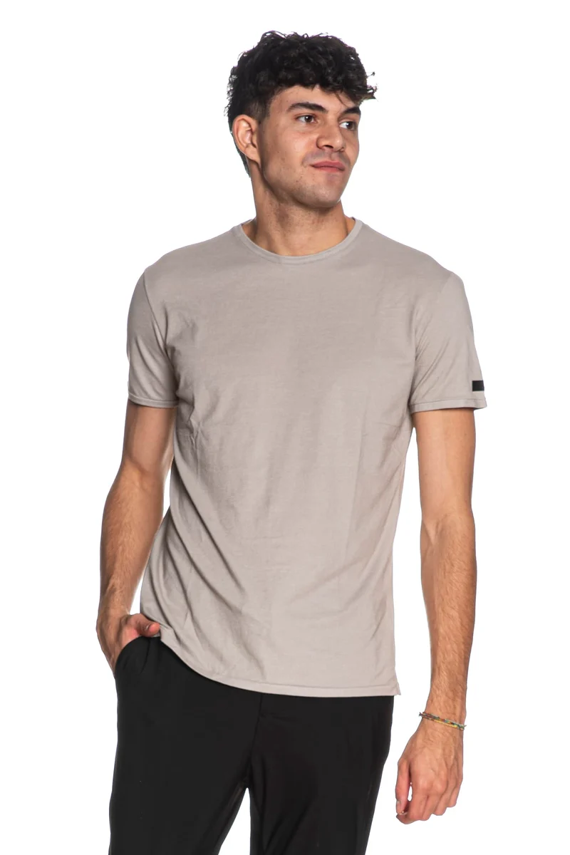 T Shirt R.R.D. Doticon Shirty Da Uomo Light Tortora
