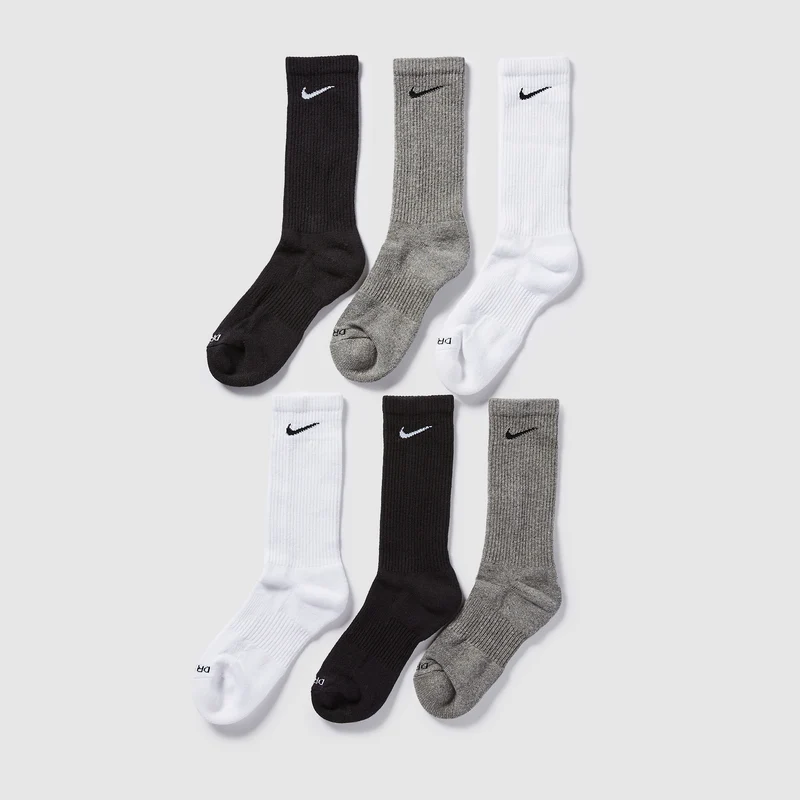 Nike Sportswear Everyday Plus Cushioned Training Crew Socks (6 Pairs)