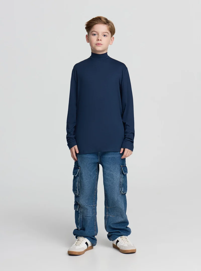 Pack 3 t-shirt lupetto elasticizzate