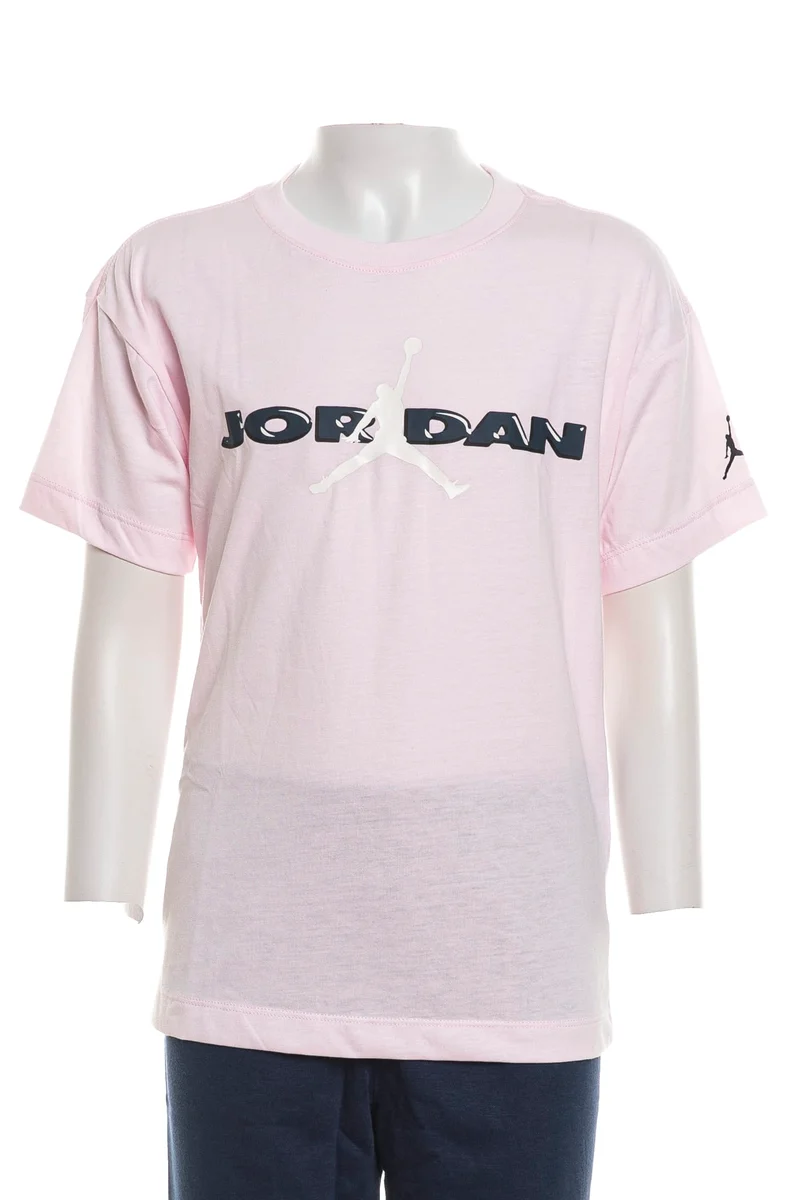 T Shirt Jordan Crafted Utility Ss Tee Da Bambina Rosa