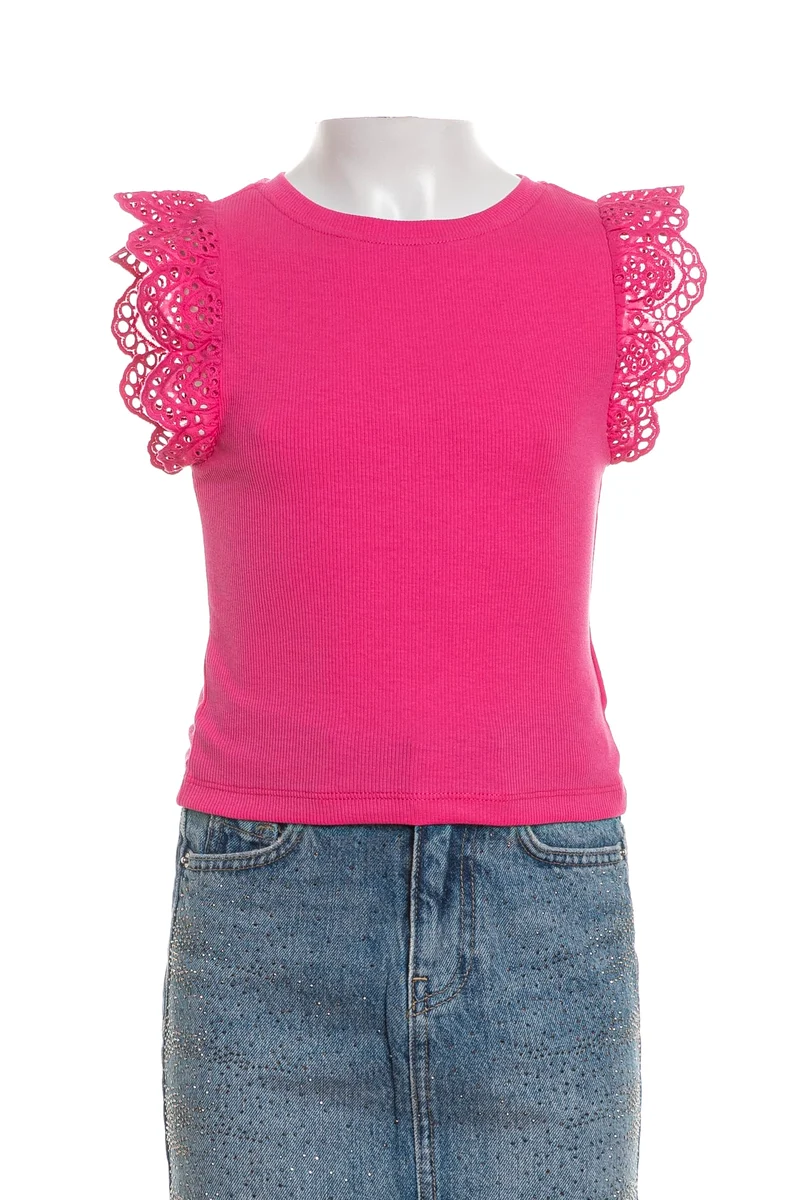 T Shirt Kids Only Drea Da Bambina Fucsia