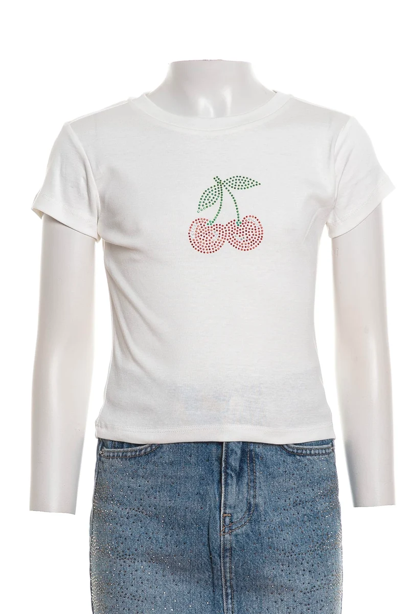 T Shirt Only Kira Da Bambina Bianca