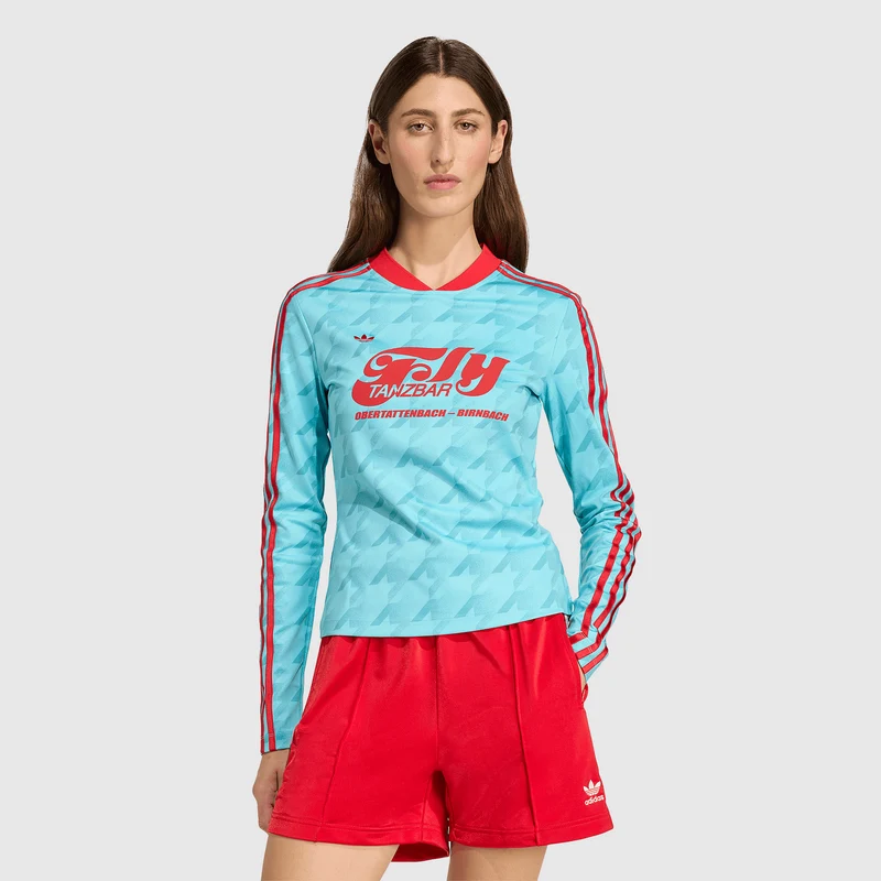 Maglia adidas Originals Donna Manica Lunga Graphic Football Print