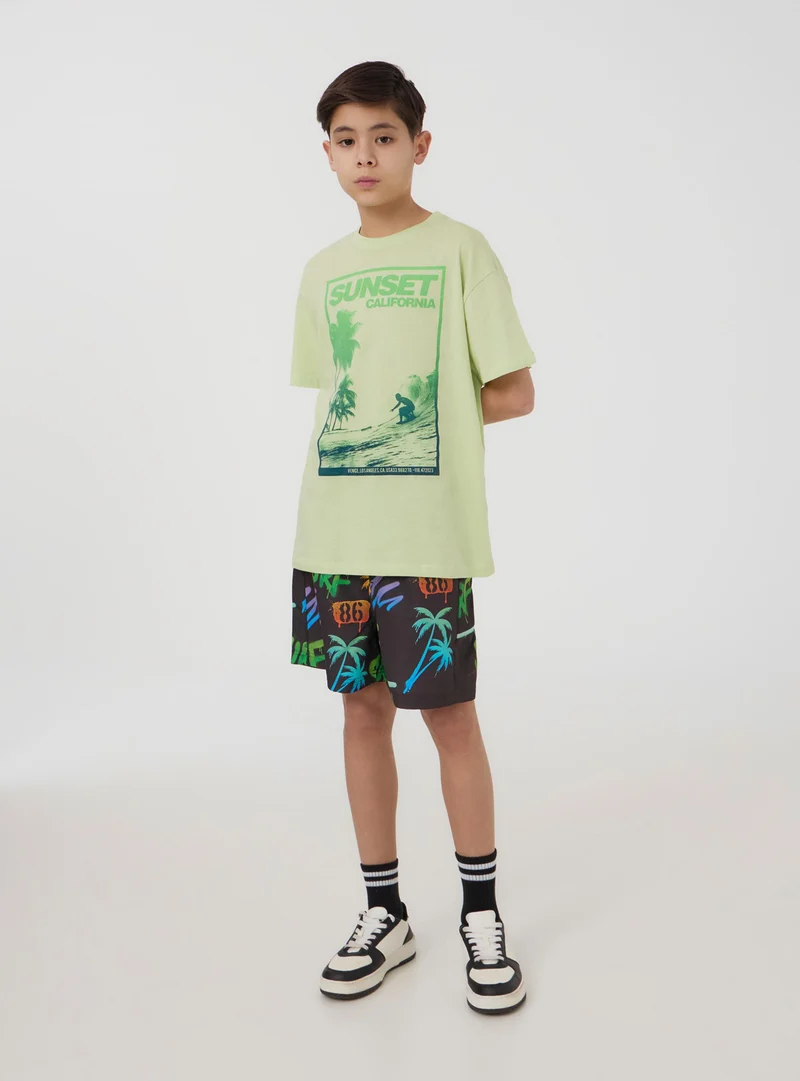T-shirt stampa tema surf