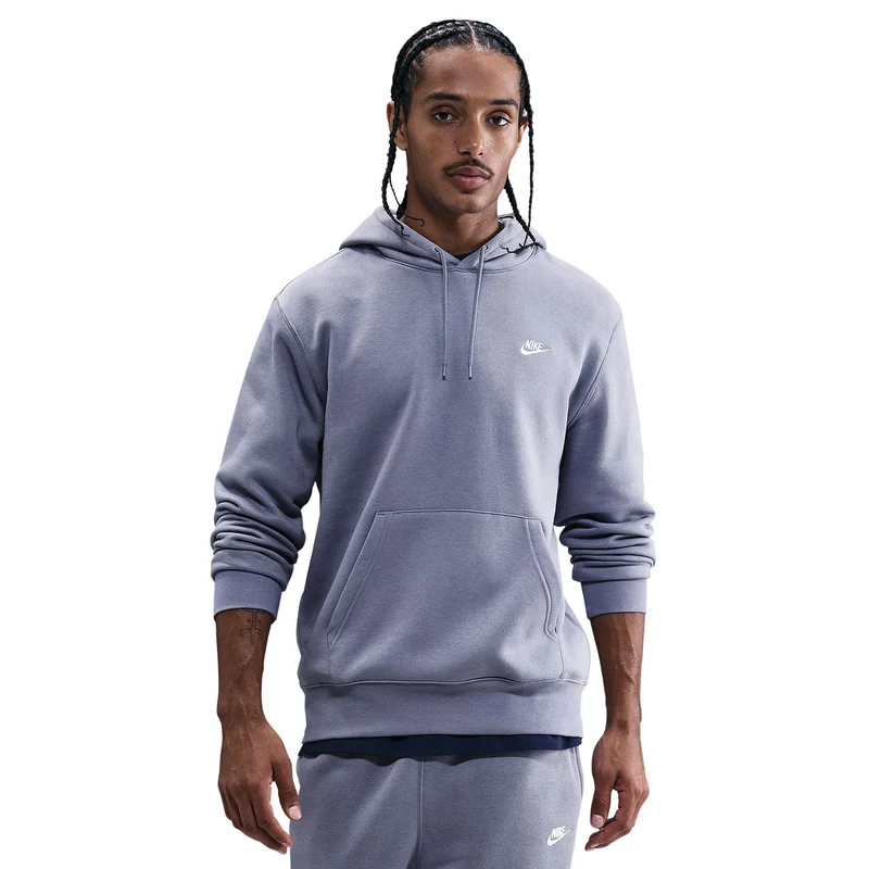 Nike Felpa pullover in fleece con cappuccio – Uomo Club
