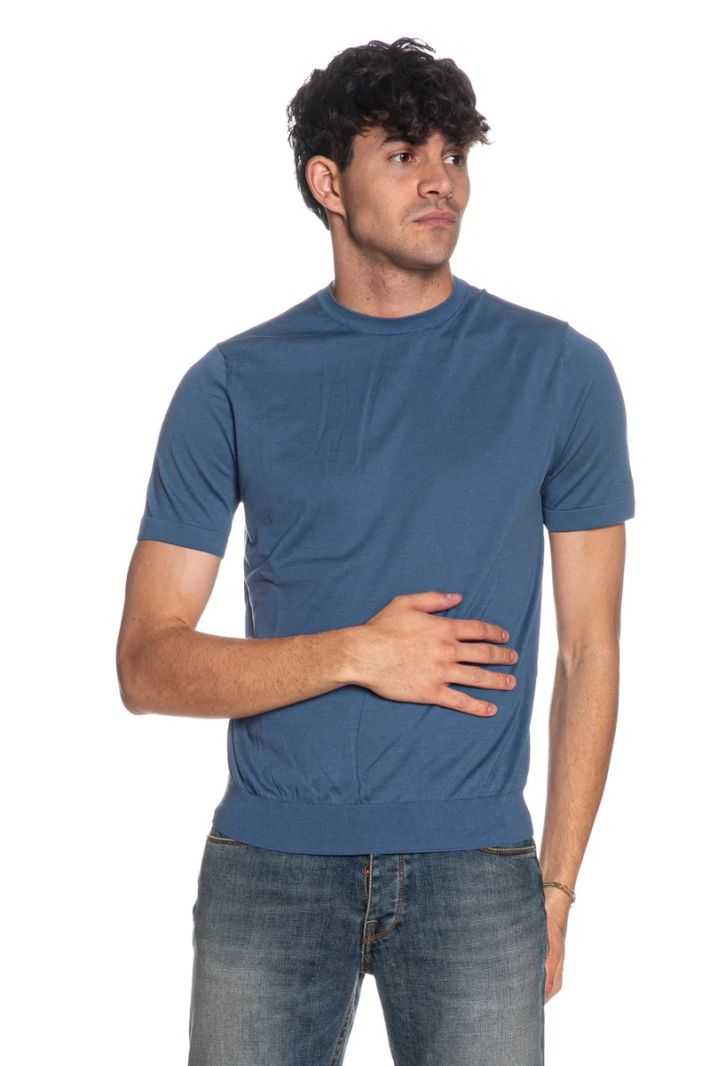 Maglia Diktat Ultrafine Ctt Ss Da Uomo Indaco