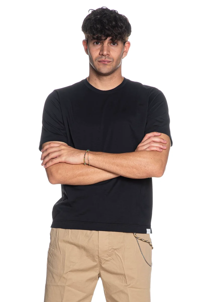 T Shirt Diktat Supima Ctt Da Uomo Blu Notte