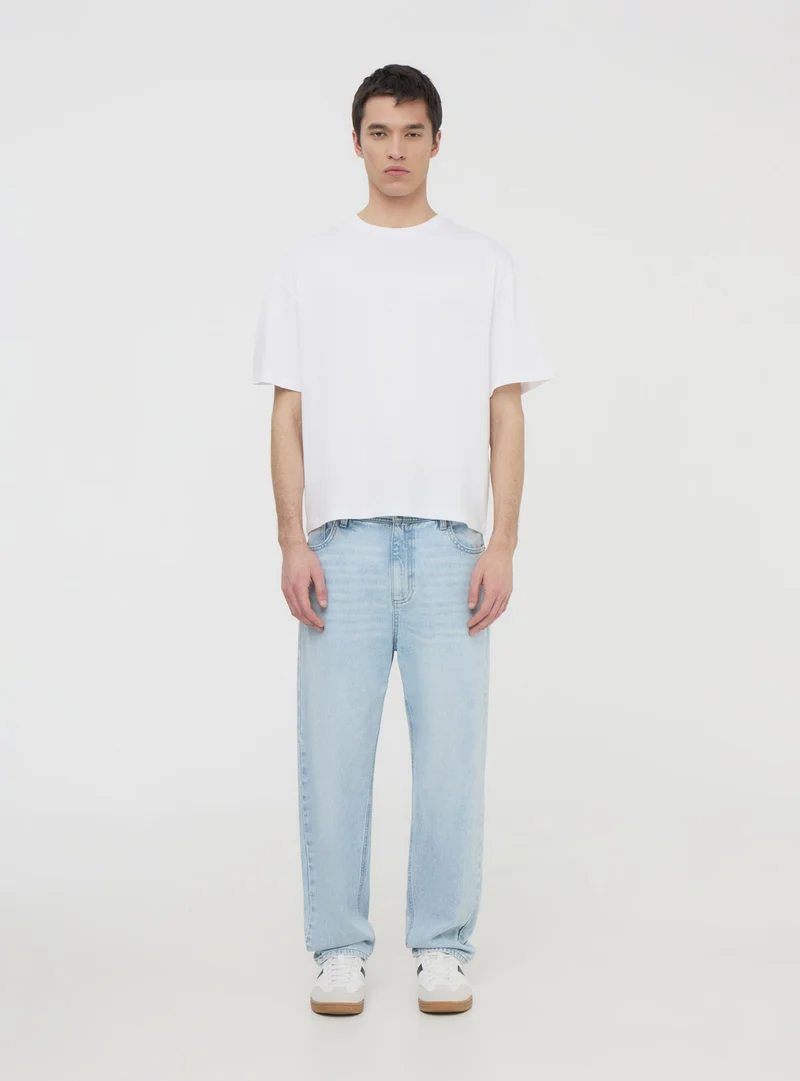 Jeans chiari baggy