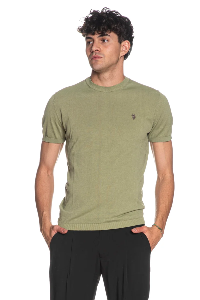 Maglia U.S. Polo Assn. Ike Da Uomo Verde Alga