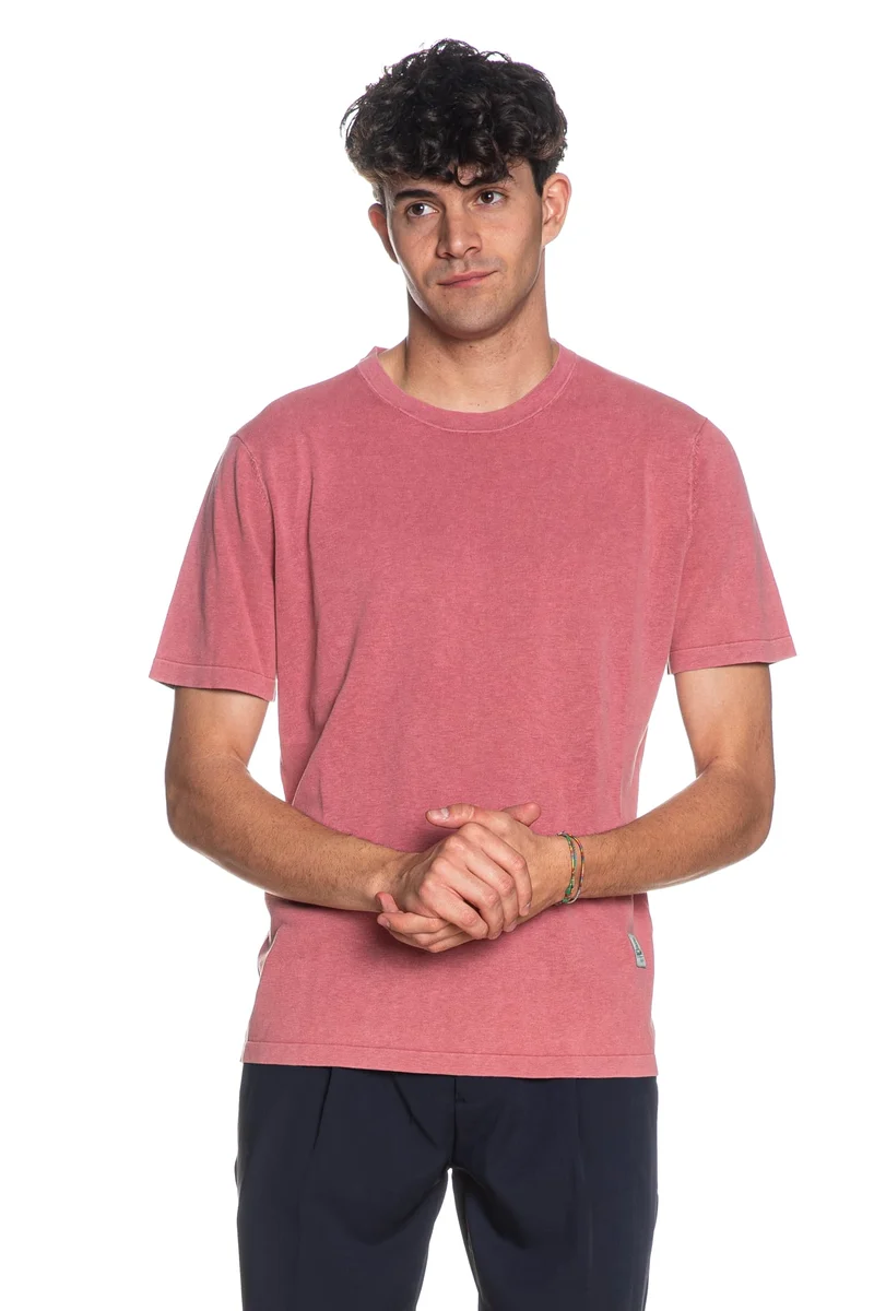 T Shirt Refrigiwear Fargo Da Uomo Rosa Antico
