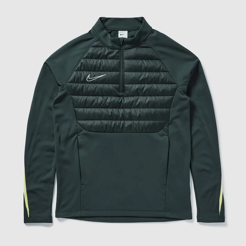 Nike Maglia da calcio con zip a metà lunghezza Therma