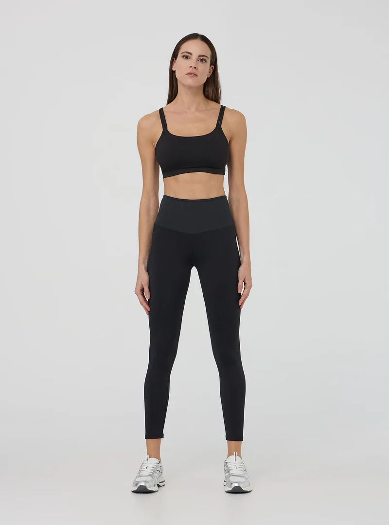 Leggings sportivo seamless modellante a vita alta