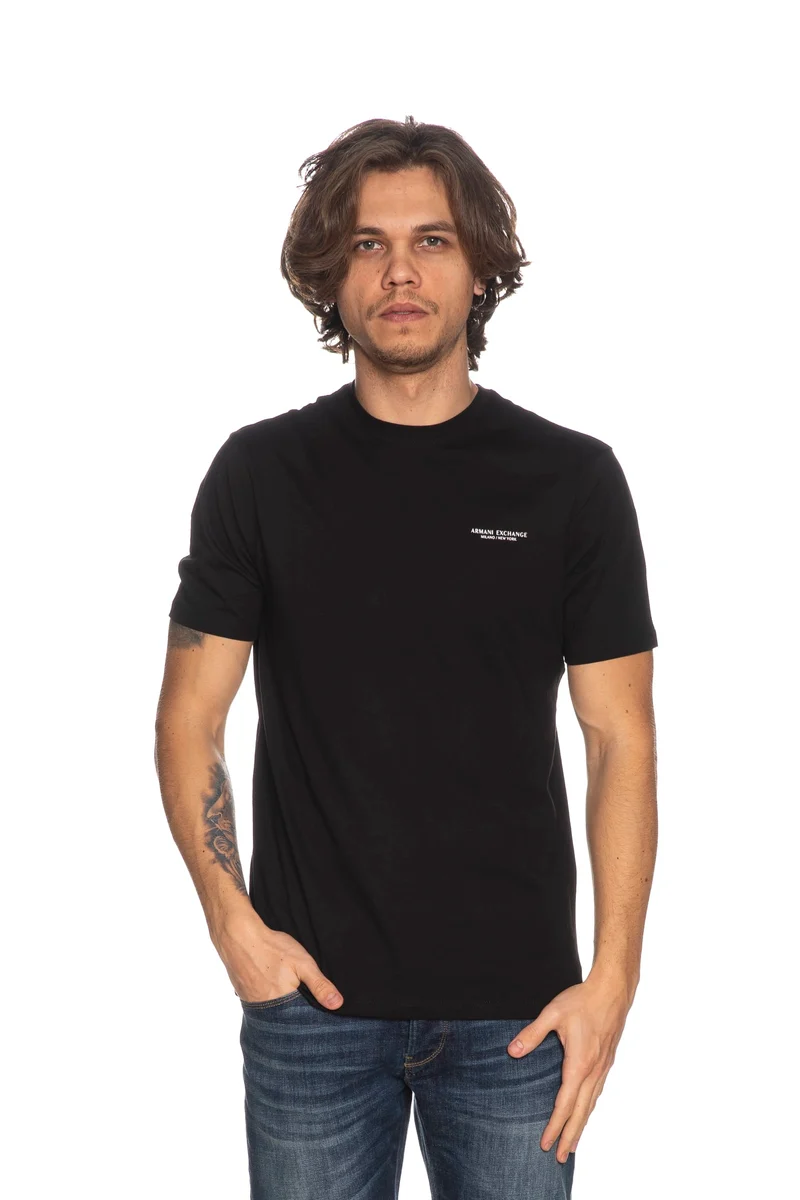 T Shirt Armani Exchange Mi Ny Da Uomo Nera