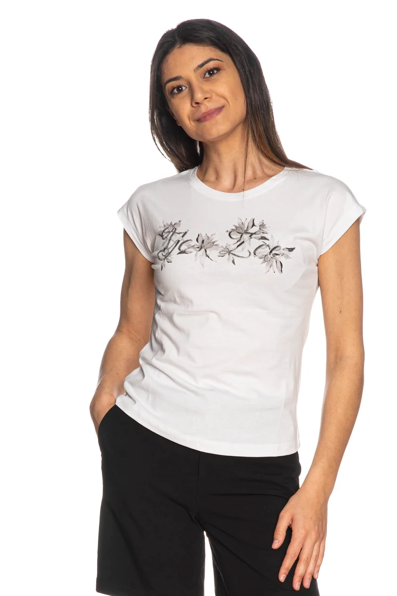 T Shirt Yes Zee Yz Signed N Da Donna Bianca
