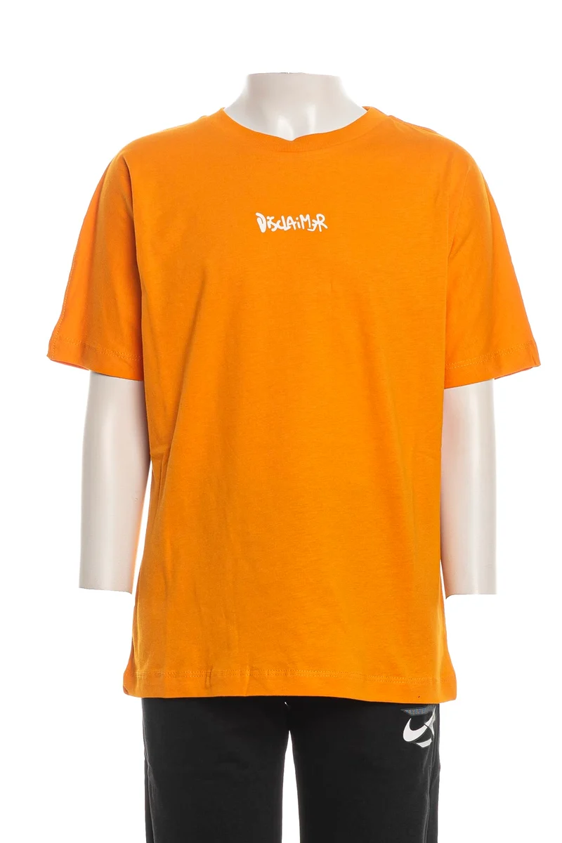 T-Shirt Disclaimer Fireball Da Bambino Arancio
