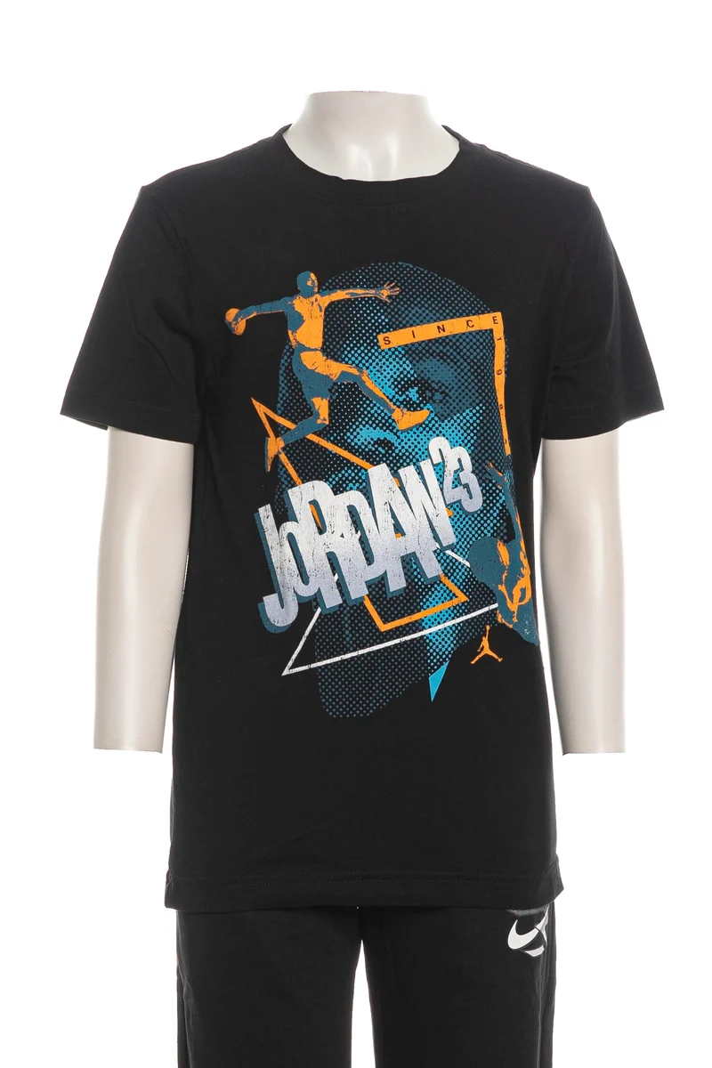 T-Shirt Jordan 3peat Da Bambino Nera