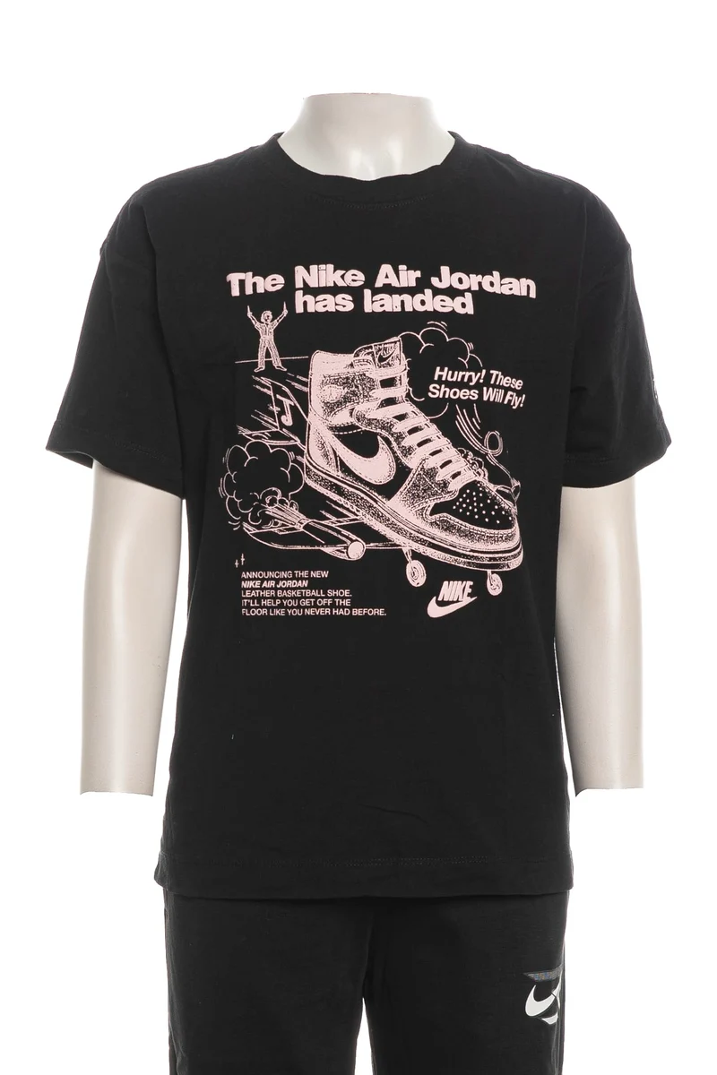 T-Shirt Jordan Fly Da Bambina Nera