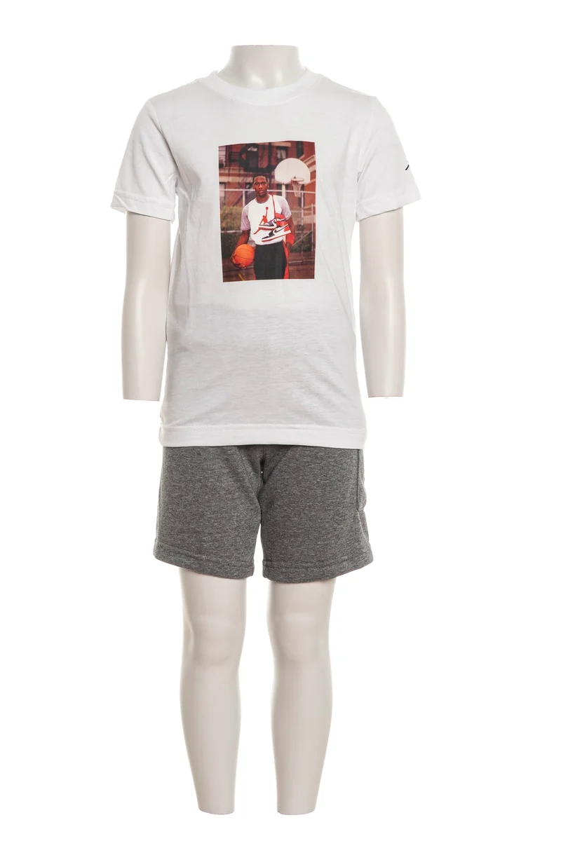 T-Shirt Jordan Brand Photo Da Bambino Bianca